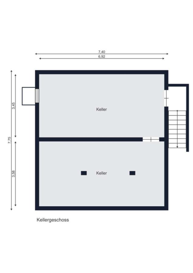 Grundriss Kellergeschoss