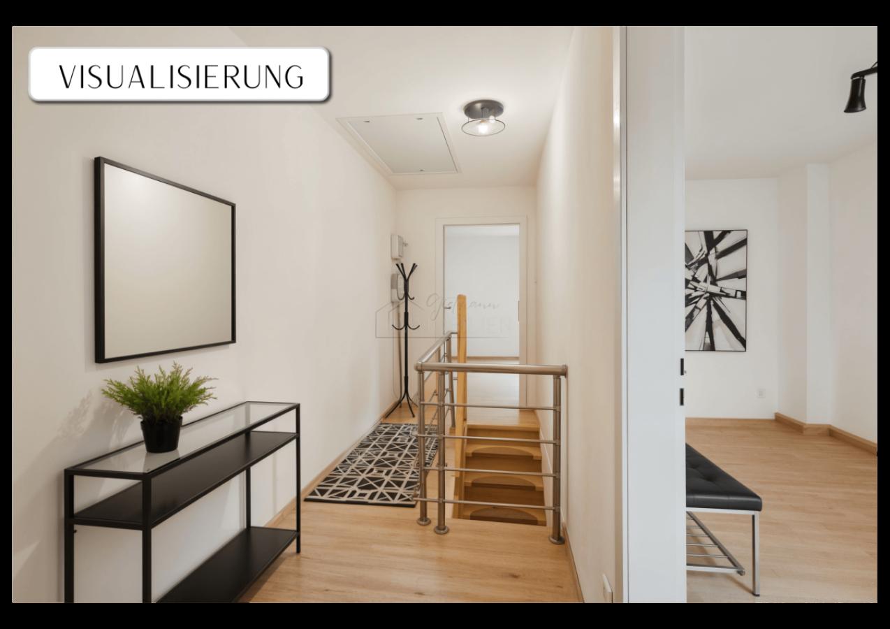 Flur oben - Visualisierung