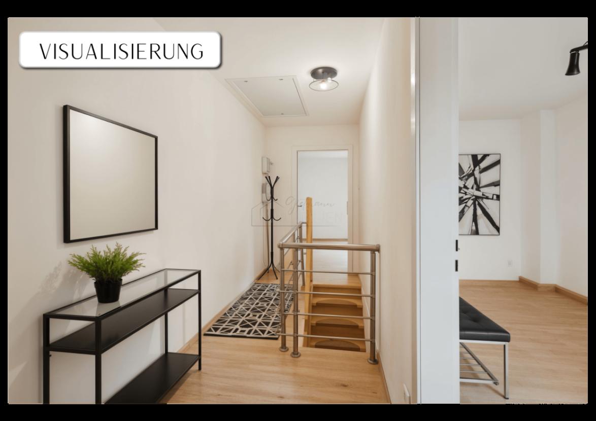 Flur oben - Visualisierung