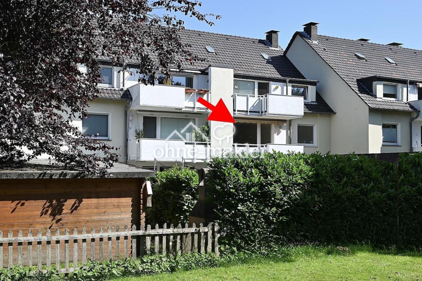 Wohnung Hausansicht hinten