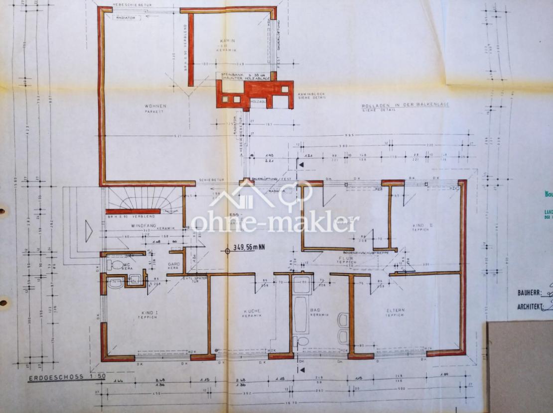 Erdgeschoss: Gartenebene