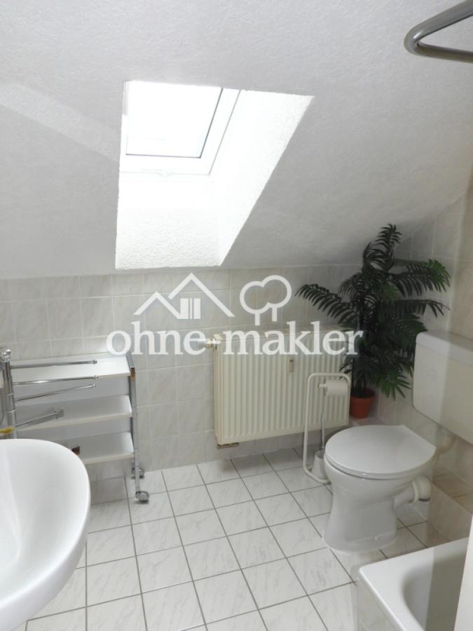 Bad Ansicht der Toilette