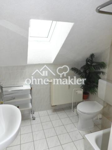 Bad Ansicht der Toilette