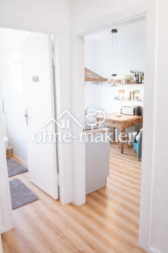 Flur Blick Küche/Bad