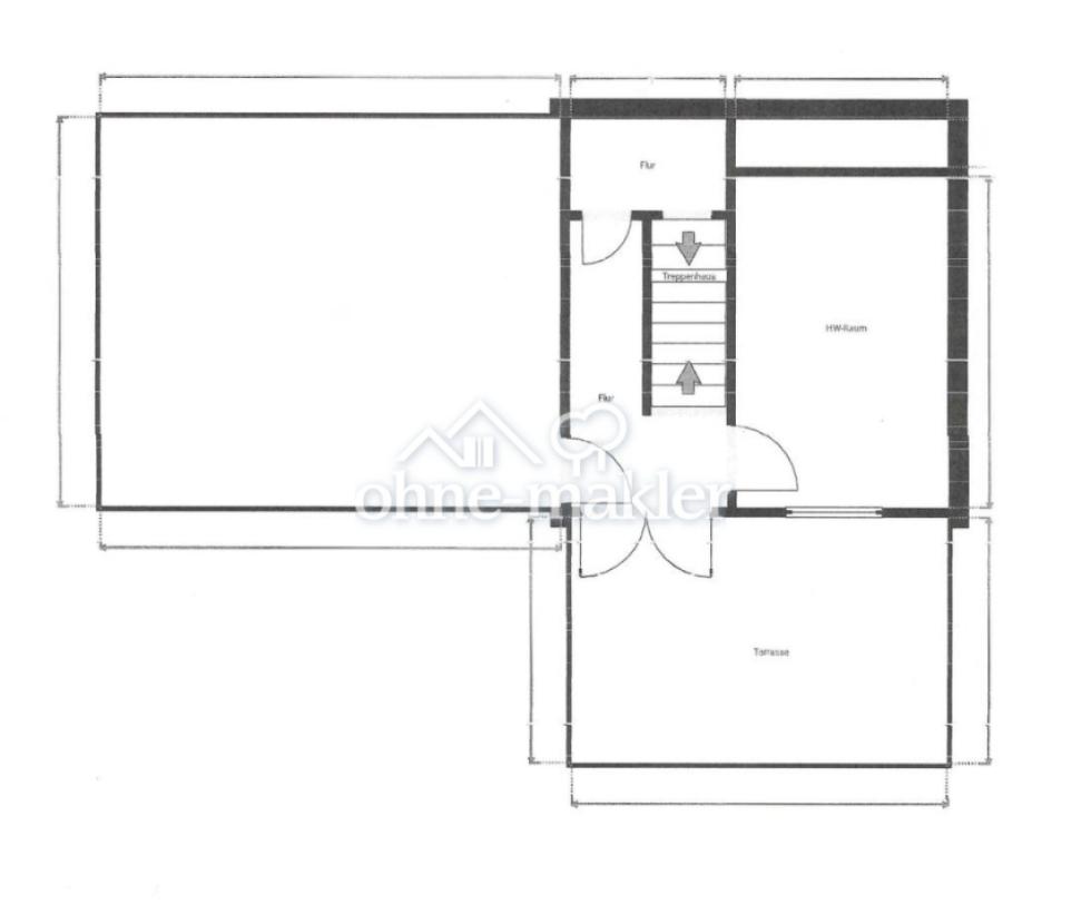 Grundriss (Stadthaus) EG.