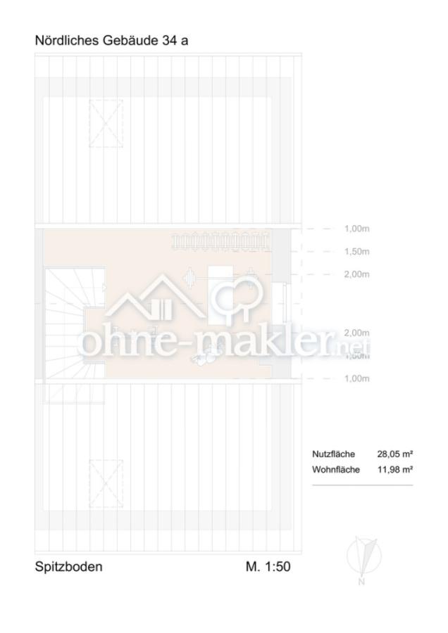 Grundriss Spitzboden