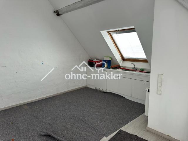 Küchenbereich Spitzboden