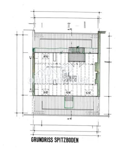 Grundriss Spitzboden