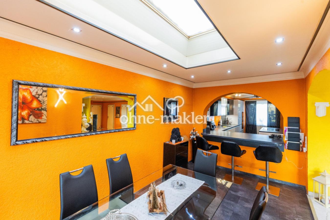 Esszimmer Blick in Küche