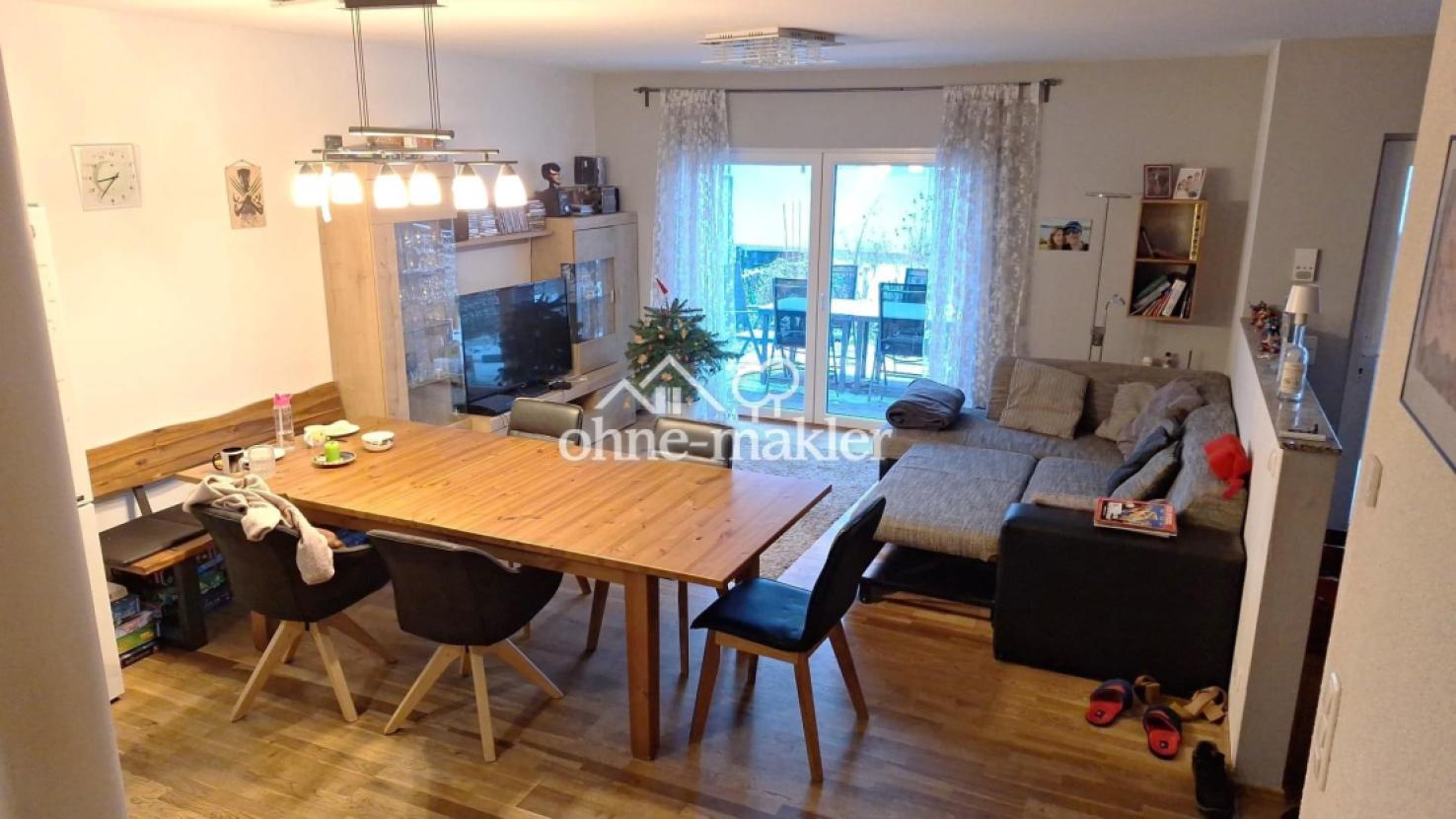 Wohnzimmer Richtung Terrasse