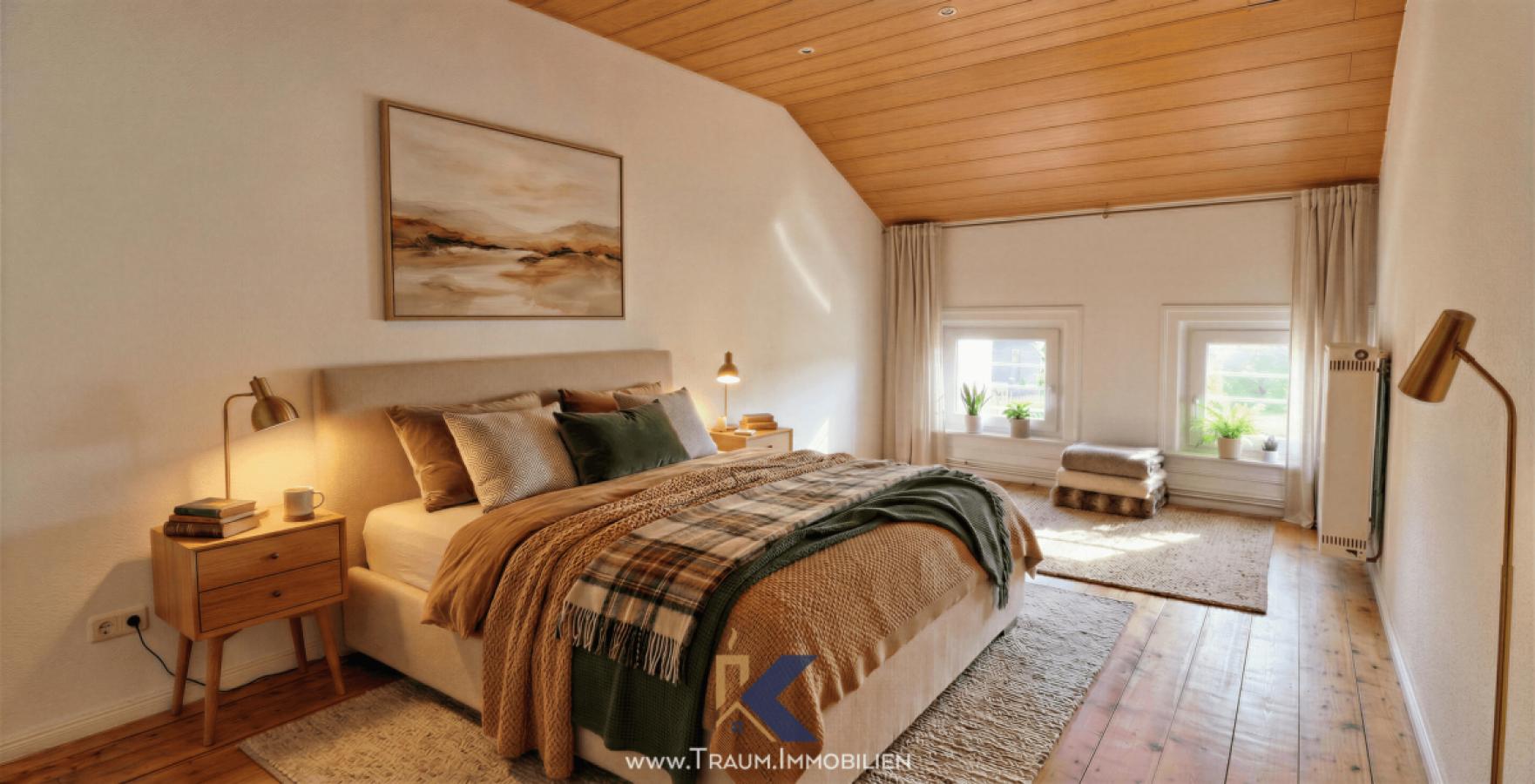 So könnte es aussehen: Schlafzimmer