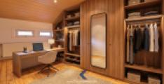 So könnte es aussehen: Ankleidezimmer/ Büro