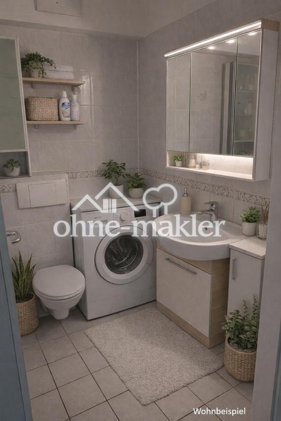 Toilette Wohnbeispiel