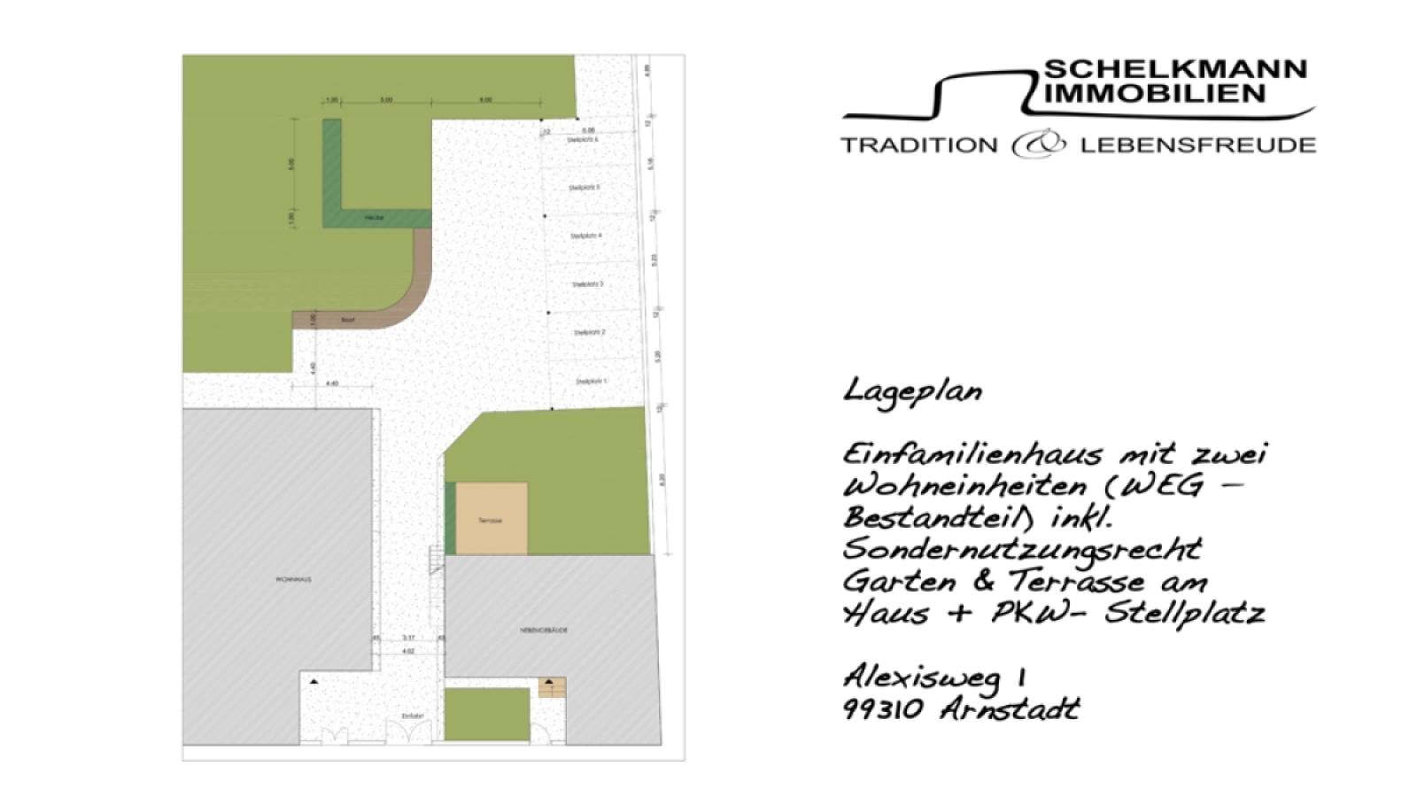 Lageplan Alexisweg 1 in Arnstadt