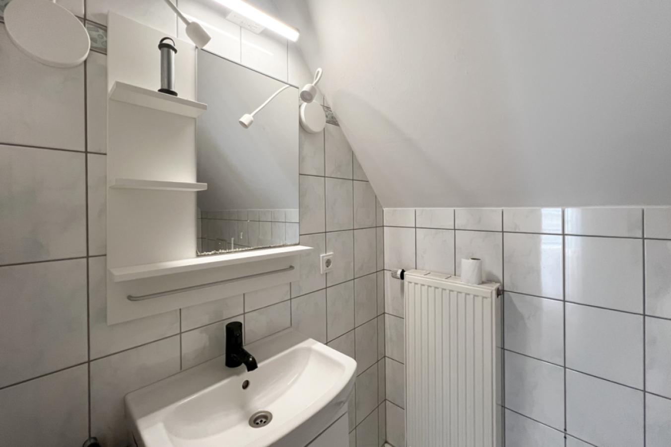 Innenliegendes Badezimmer