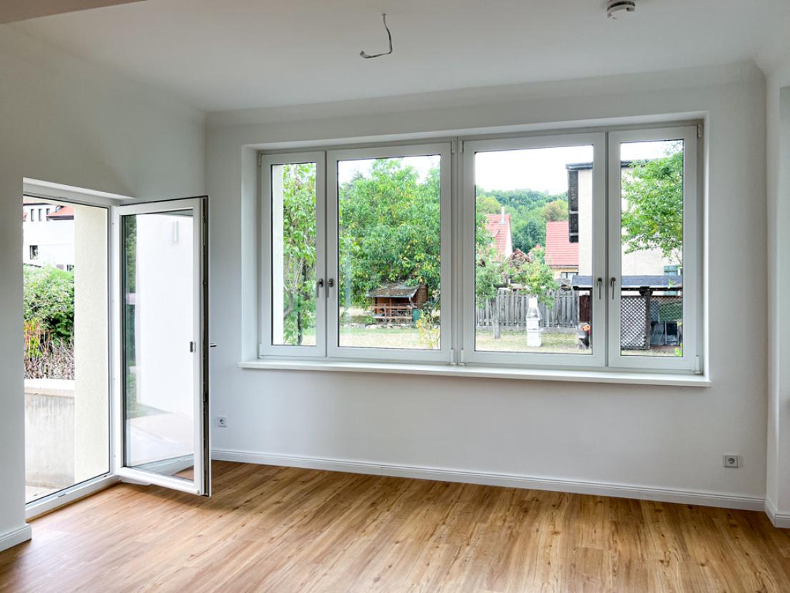 Terrassenzugang vom Wohnzimmer