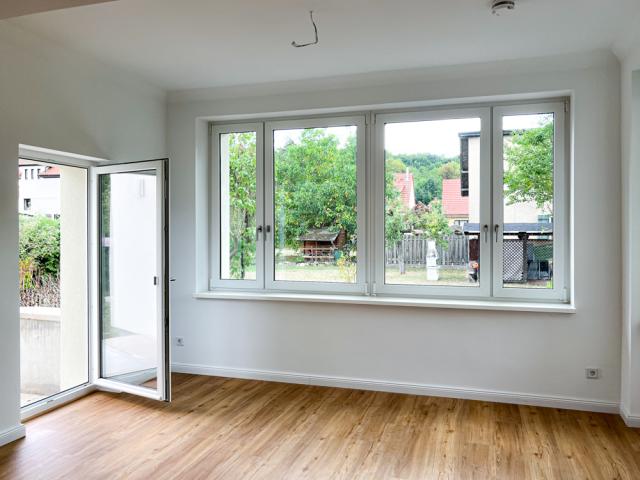 Terrassenzugang vom Wohnzimmer