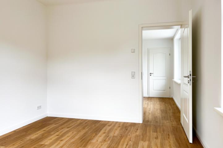 Blick vom Schlafzimmer in die Küche