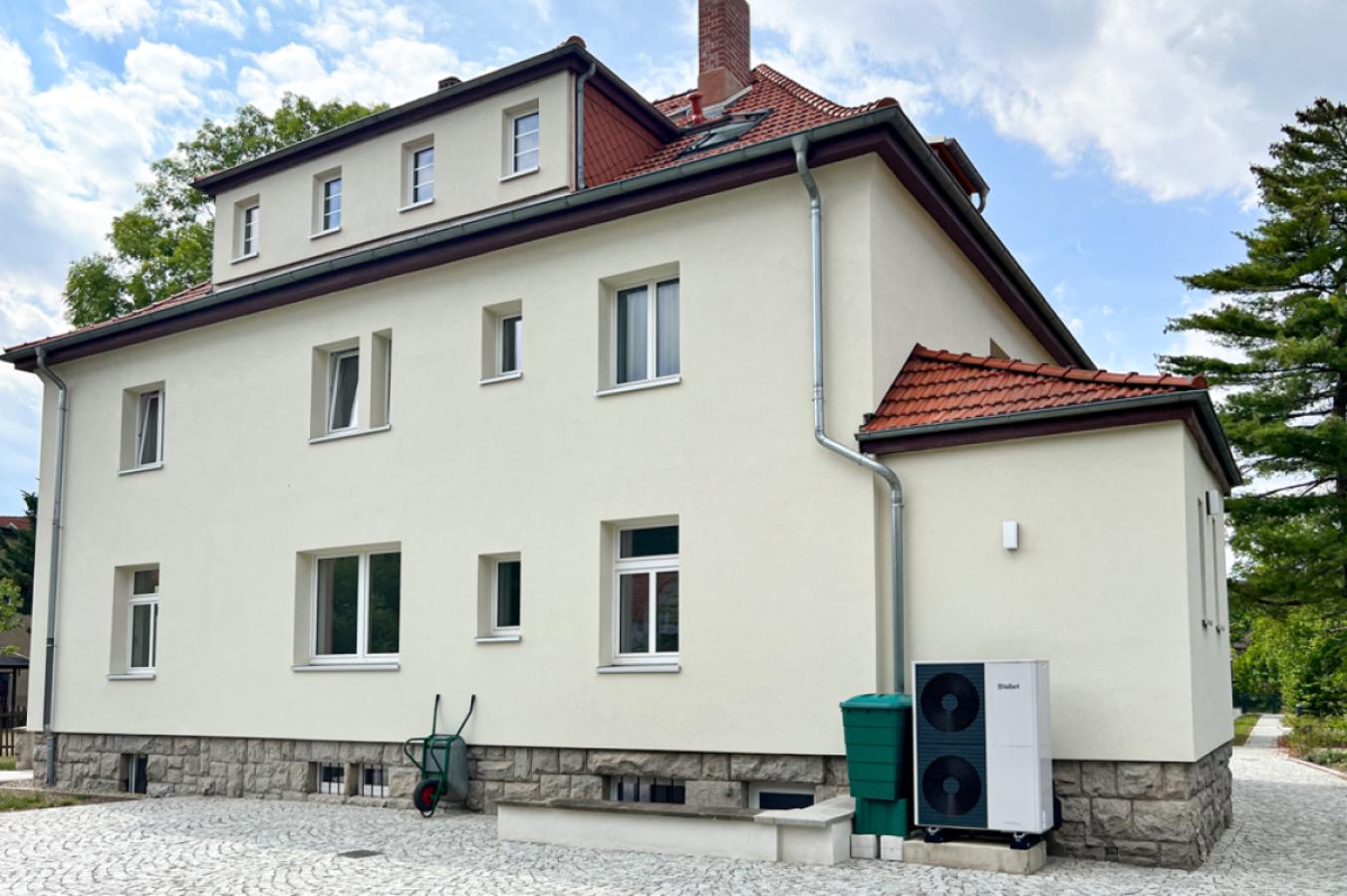 Sanierter Altbau mit modernster Heiztechnik