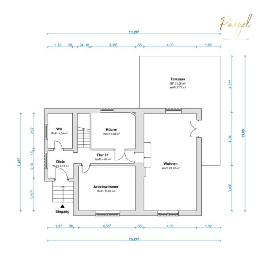 Grundriss - Obergeschoss