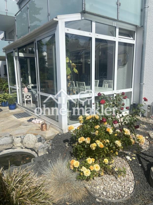 Wintergarten im Sommer