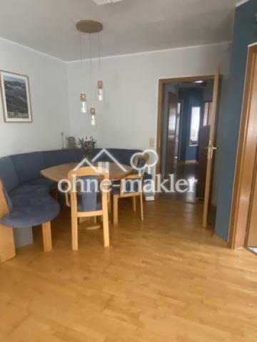 Essecke im Wohnzimmer