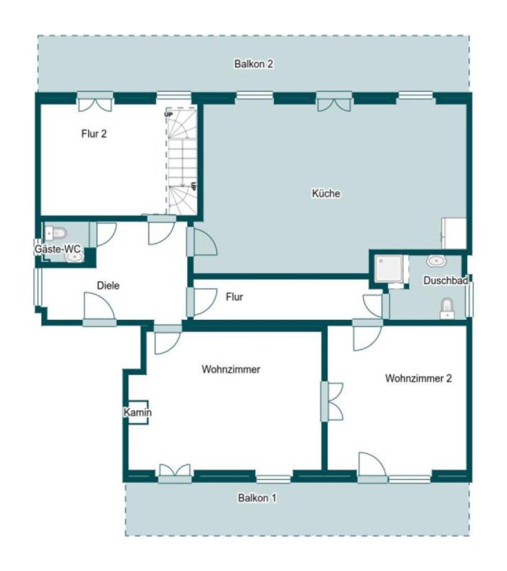 Grundriss Skizze 1.OG