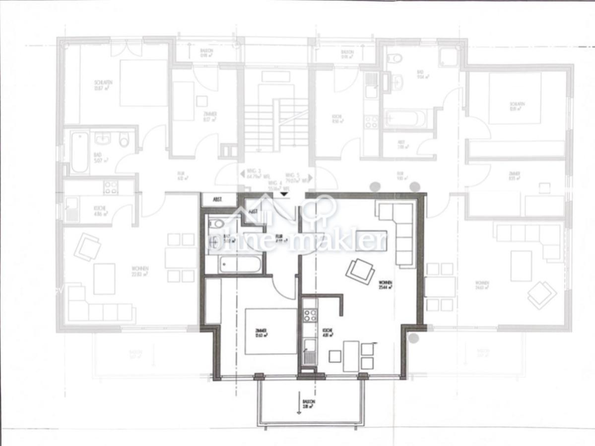 Wohnung Grundriss (1.OG) 