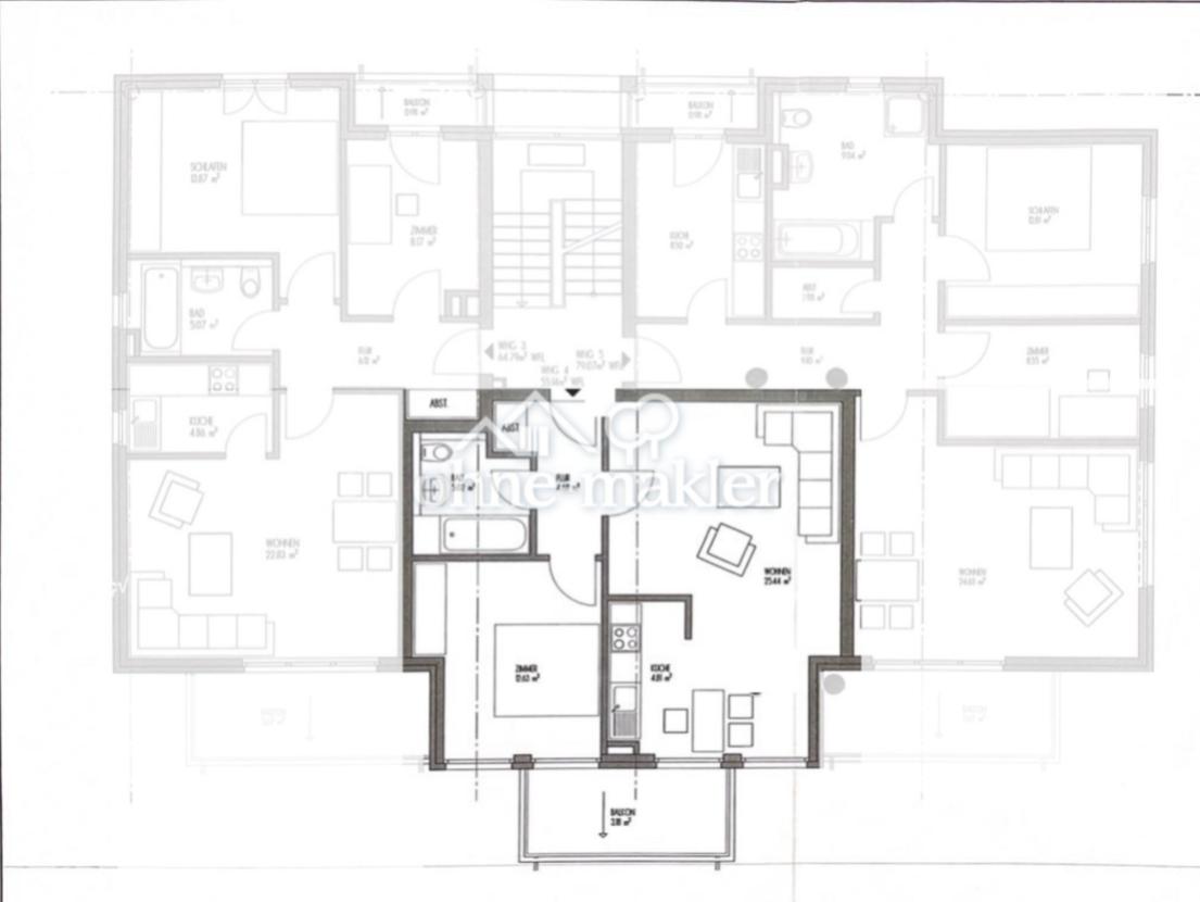 Wohnung Grundriss (1.OG) 