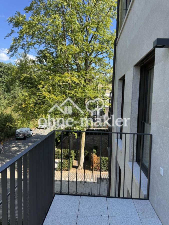 Ausblick Balkon zur Straße