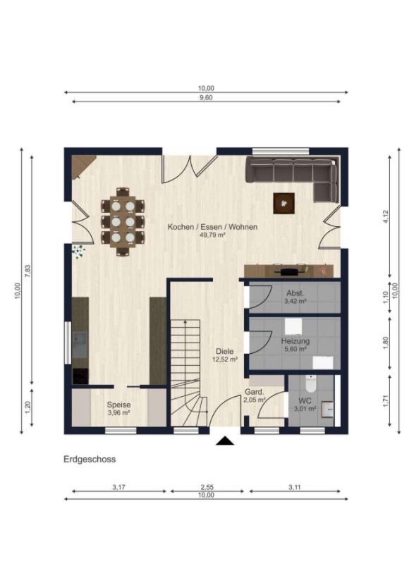 Grundriss Erdgeschoss