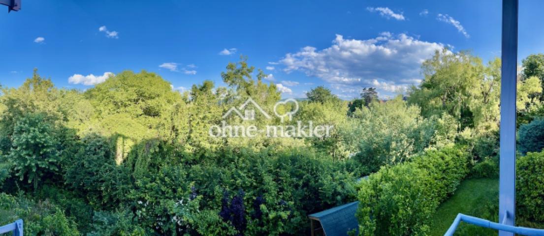 Blick vom Balkon im 1OG