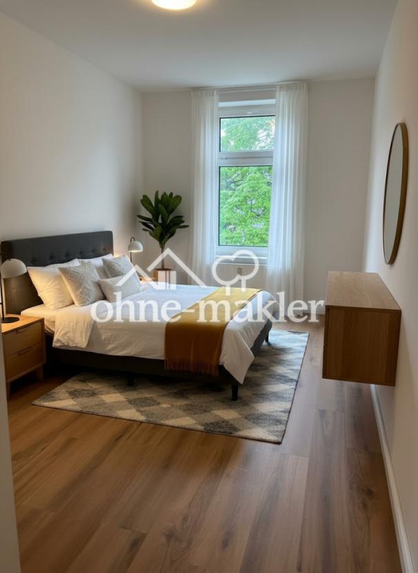 Schlafzimmer ins Grüne