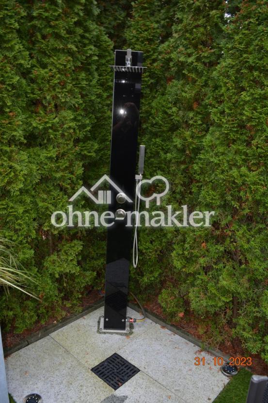 Aussendusche Glasdesign