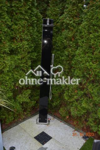 Aussendusche Glasdesign