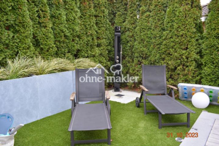 Hochbeet mit Gartendusche