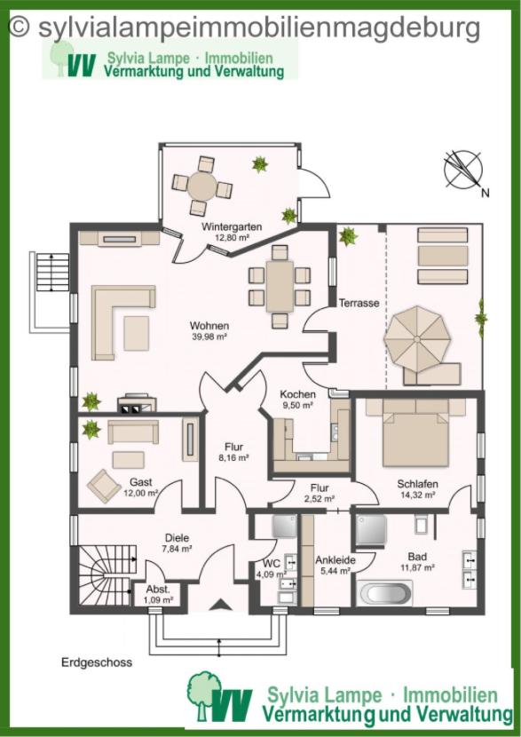 EG Grundriss laut Bauzeichnung