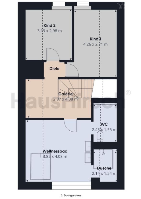 Grundriss 2. Dachgeschoss