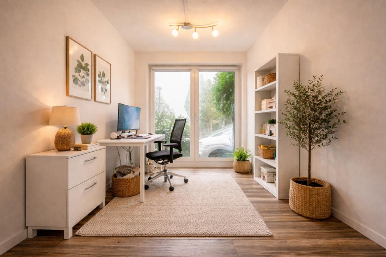 Arbeitszimmer Virtual-Staging