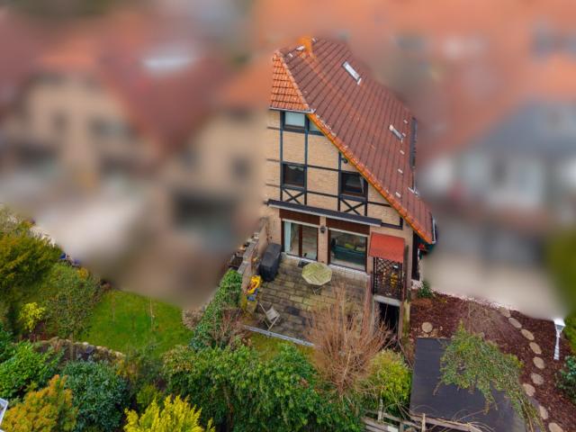 Drohnenaufnahme Garten