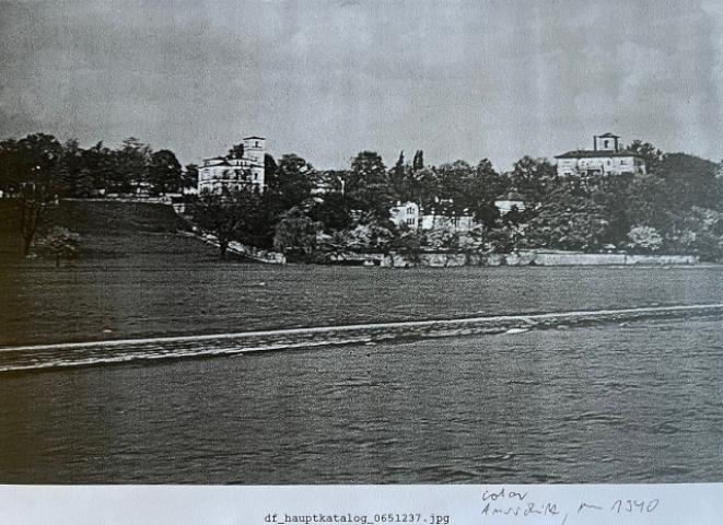 historische Aufahme - Blick von der Elbe