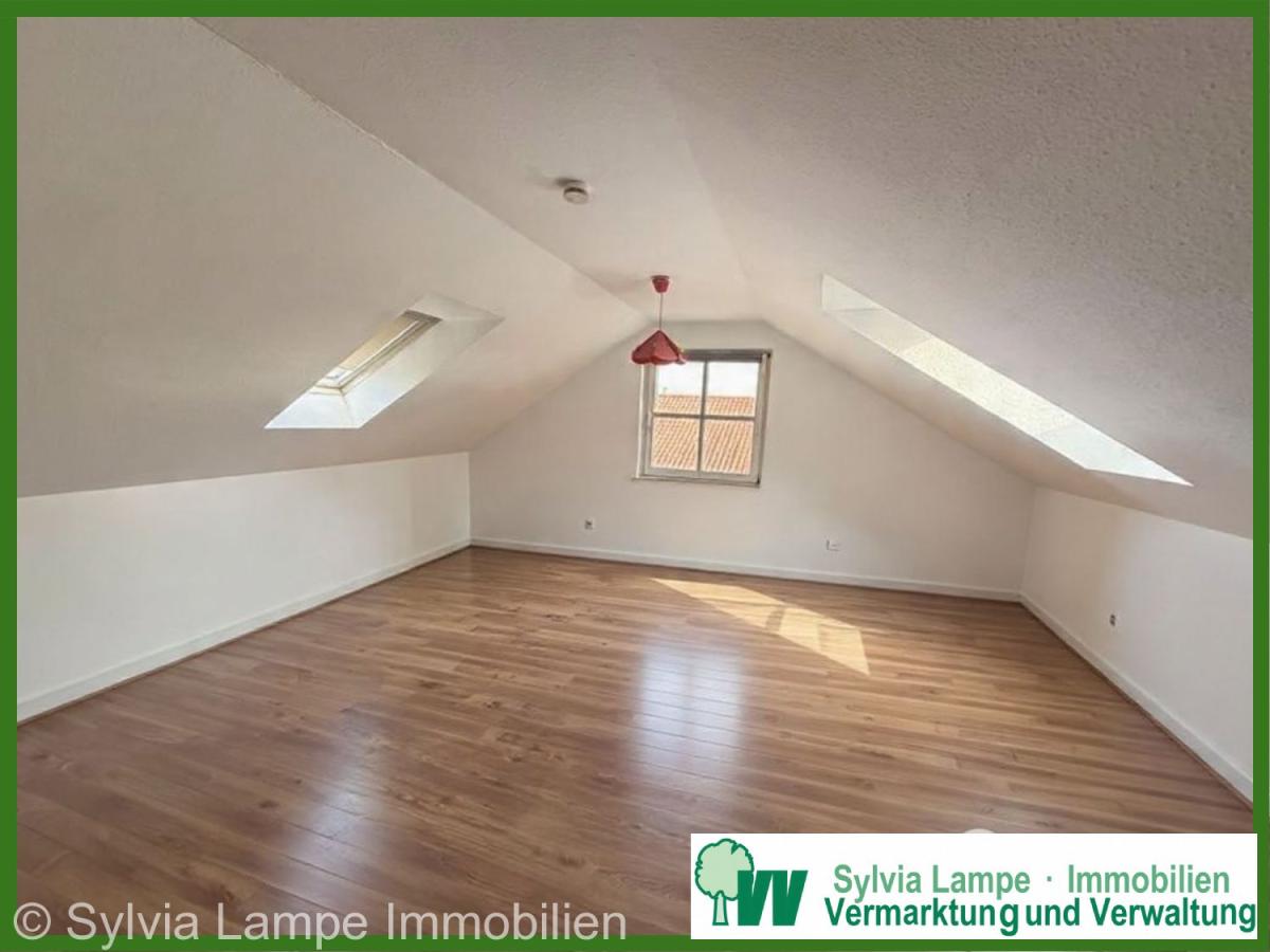 Schlafzimmer im Spitzboden