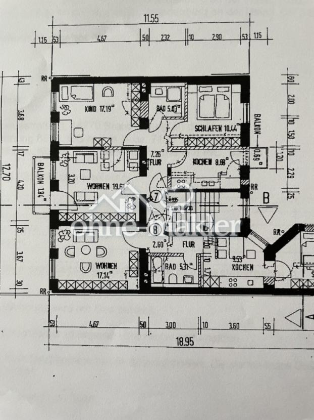 Grundriss (hier Whg 7)