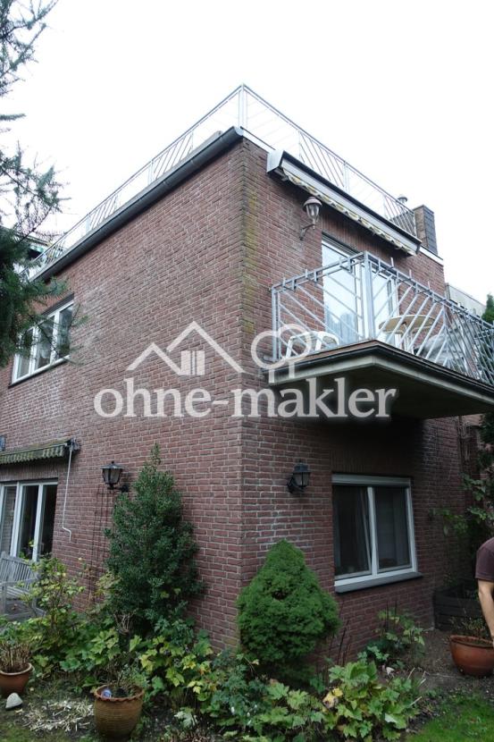 Hausansicht vom Garten aus