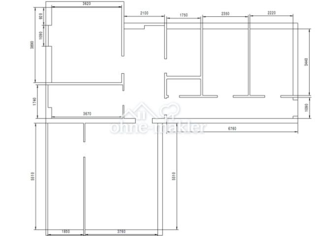 Grundriss gezeichnet