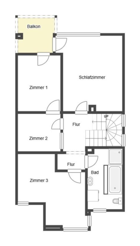 Grundriss Skizze 1.OG