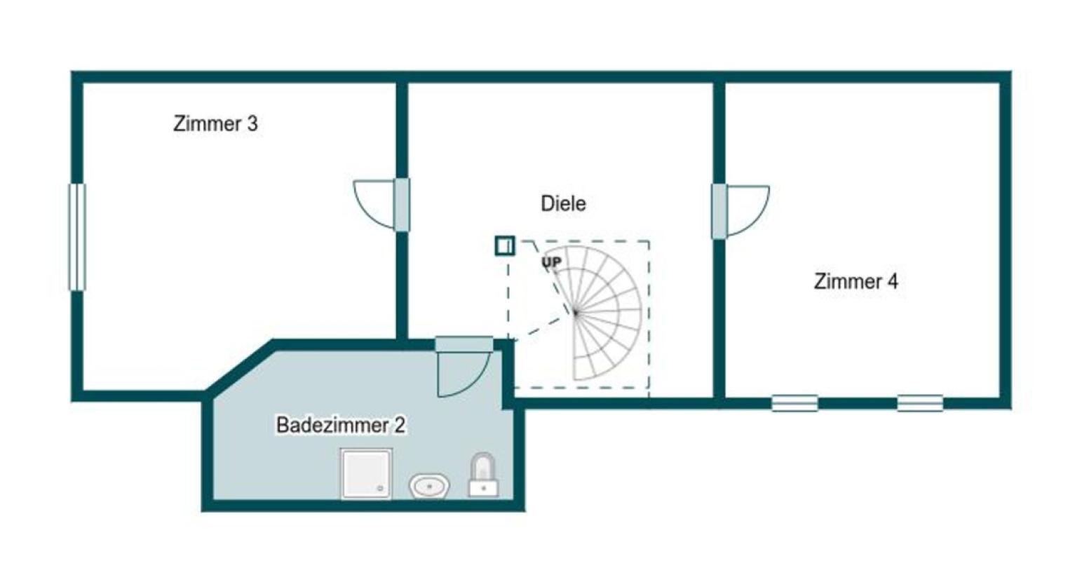 Grundriss Skizze 4.OG