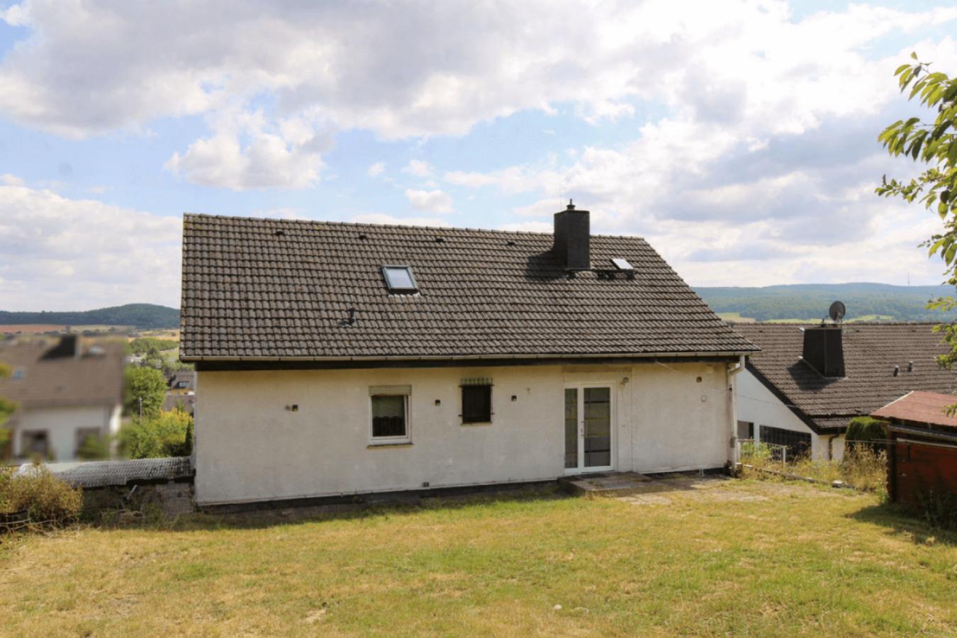 Rückansicht mit Garten