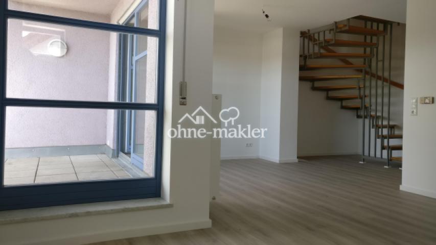 Wohn-/Esszimmer mit Dachterras