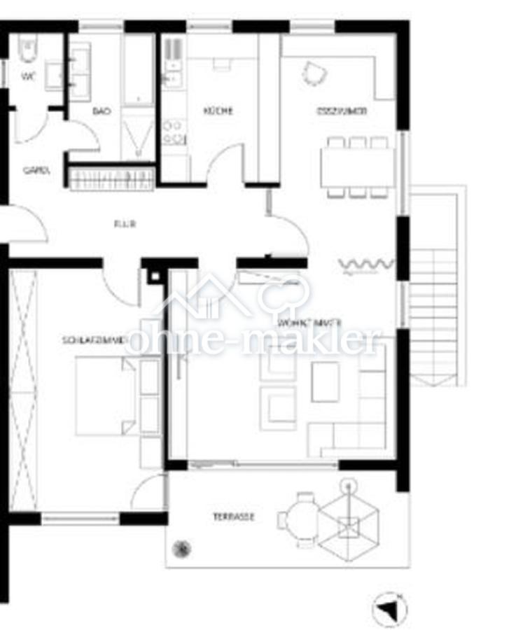 Wohnungsplan EG links